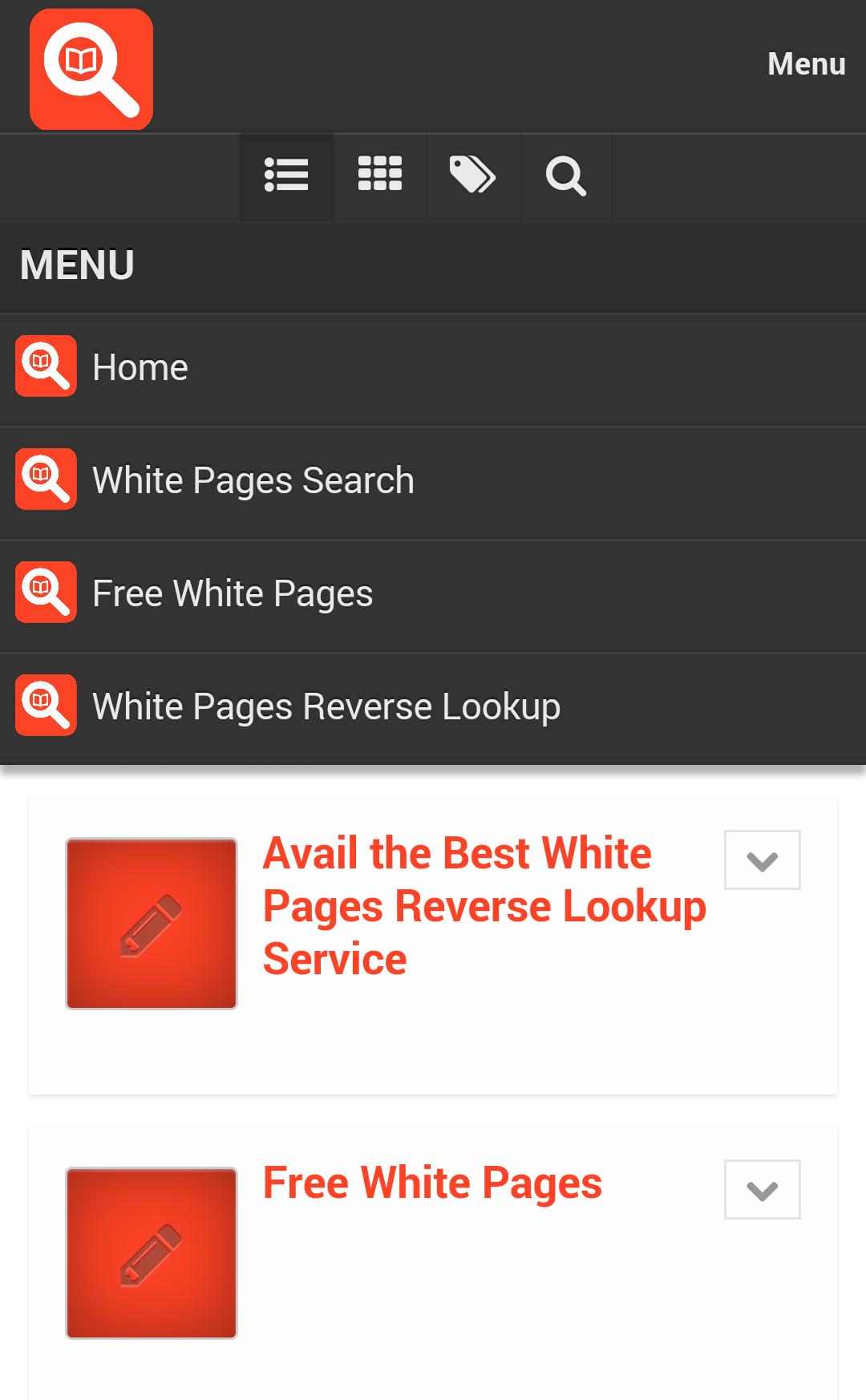 White Pages Search