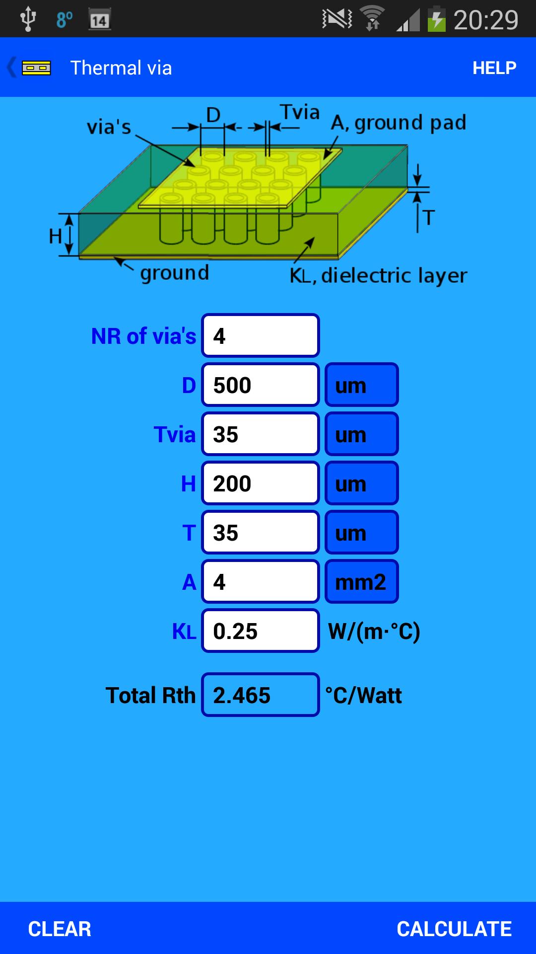 PCB Thermal Calculator