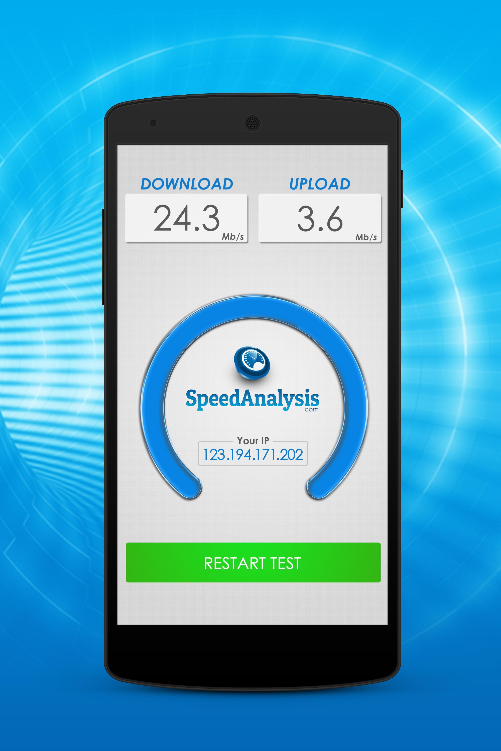 SpeedAnalysis Speed Test