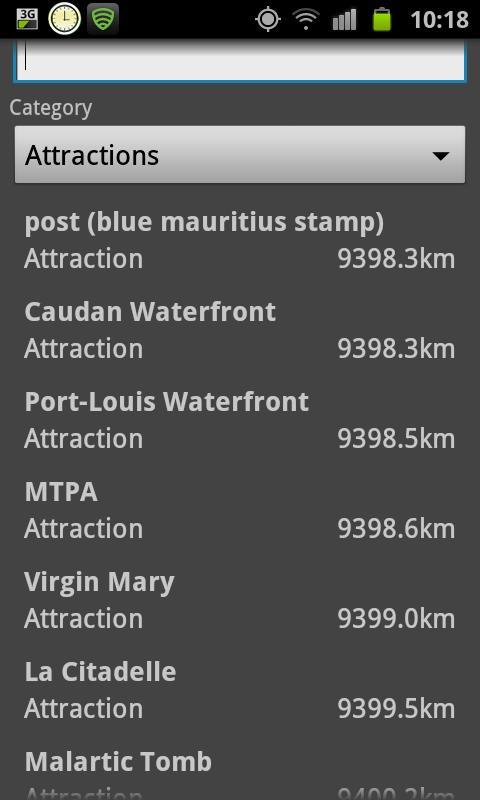 Mauritius Offline mappa Map