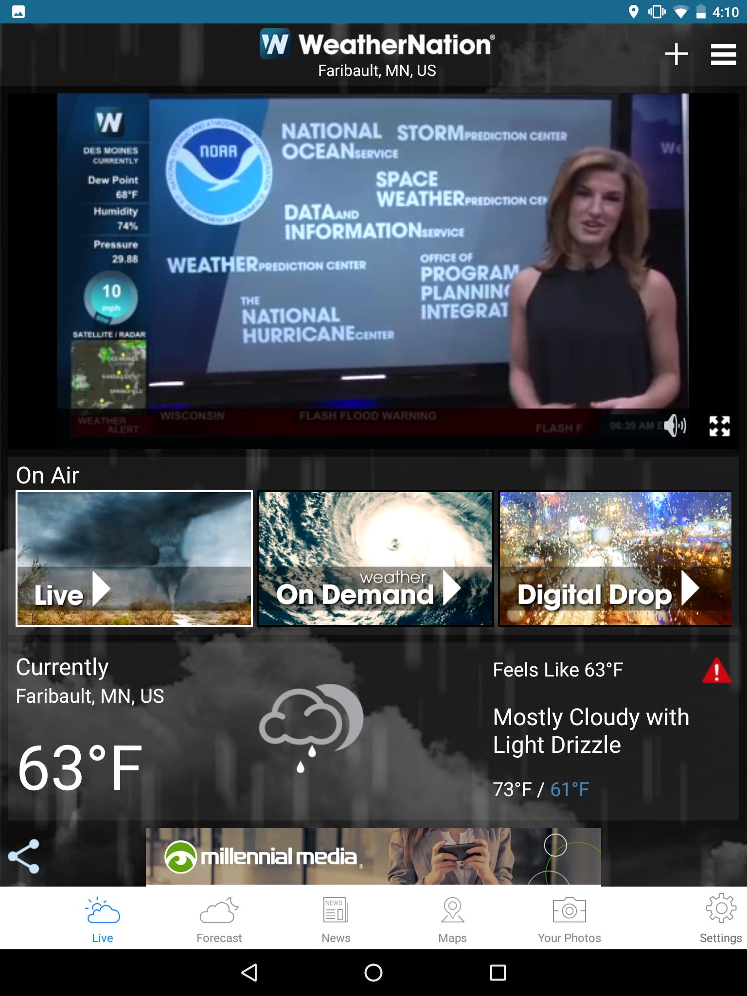 WeatherNation Tablet