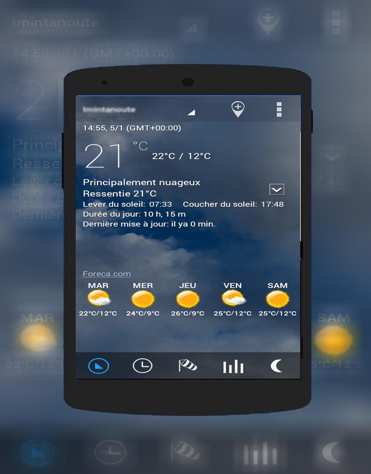 Weather Widget & Digital Clock