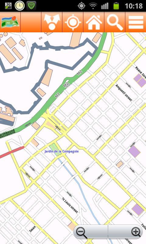 Mauritius Offline mappa Map