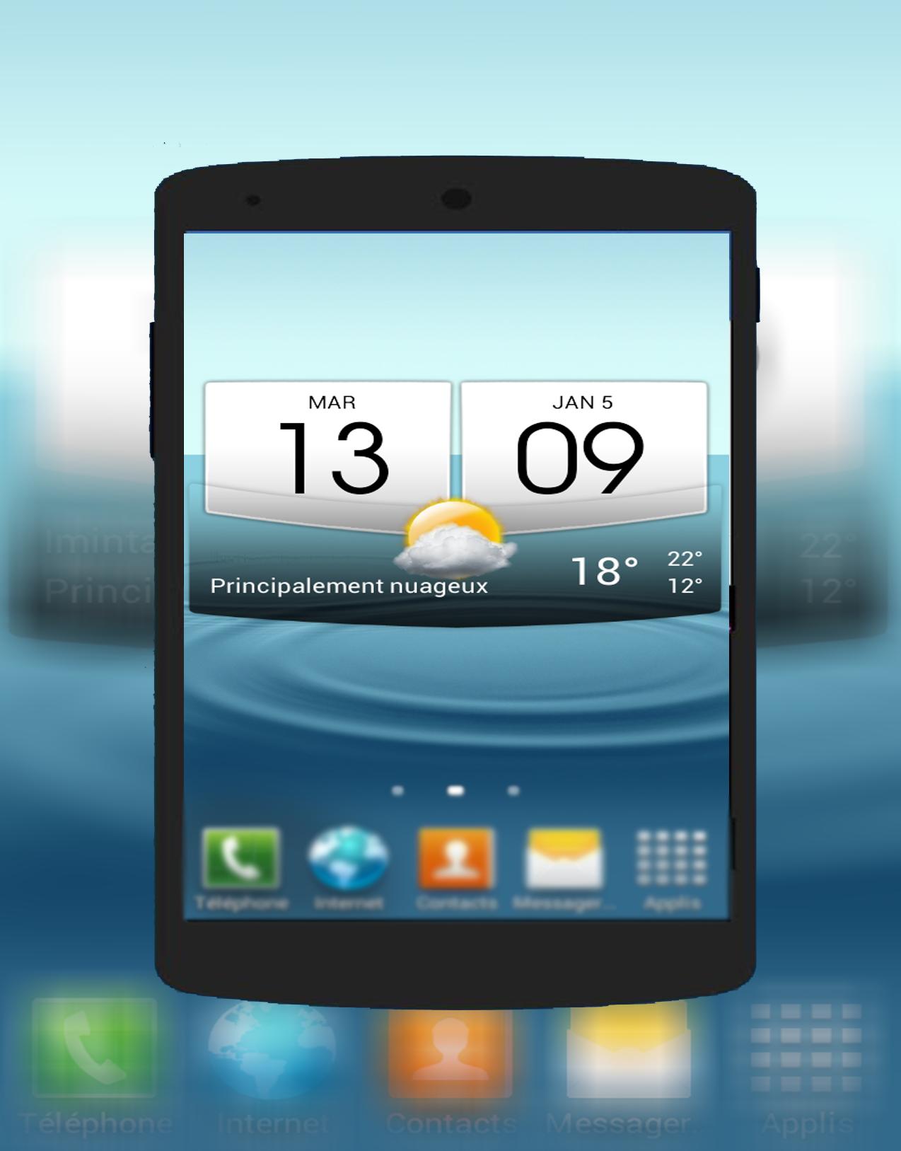 Weather Widget & Digital Clock