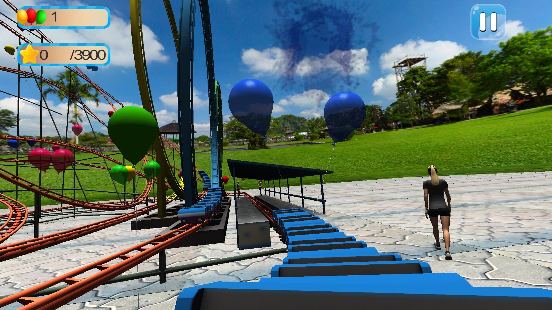 Roller Coaster VR : Balloon Blast