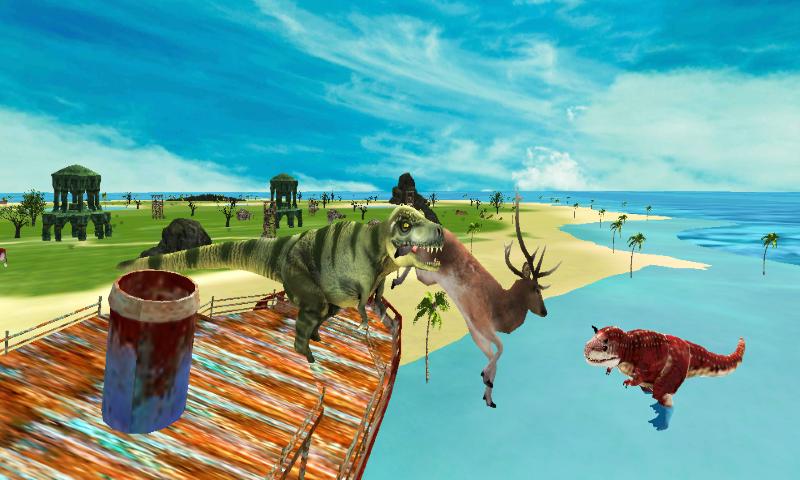 TRex Jurassic Dinosaur Sim 3D