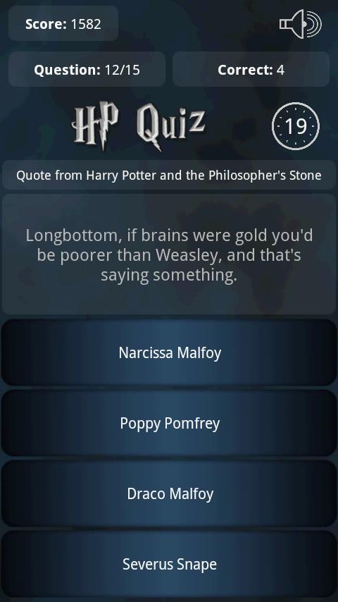 HP Quotes Quiz