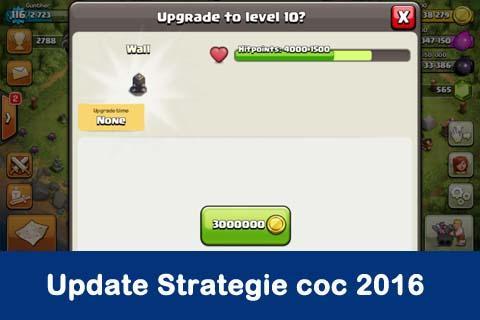 Update Strategie coc 2016