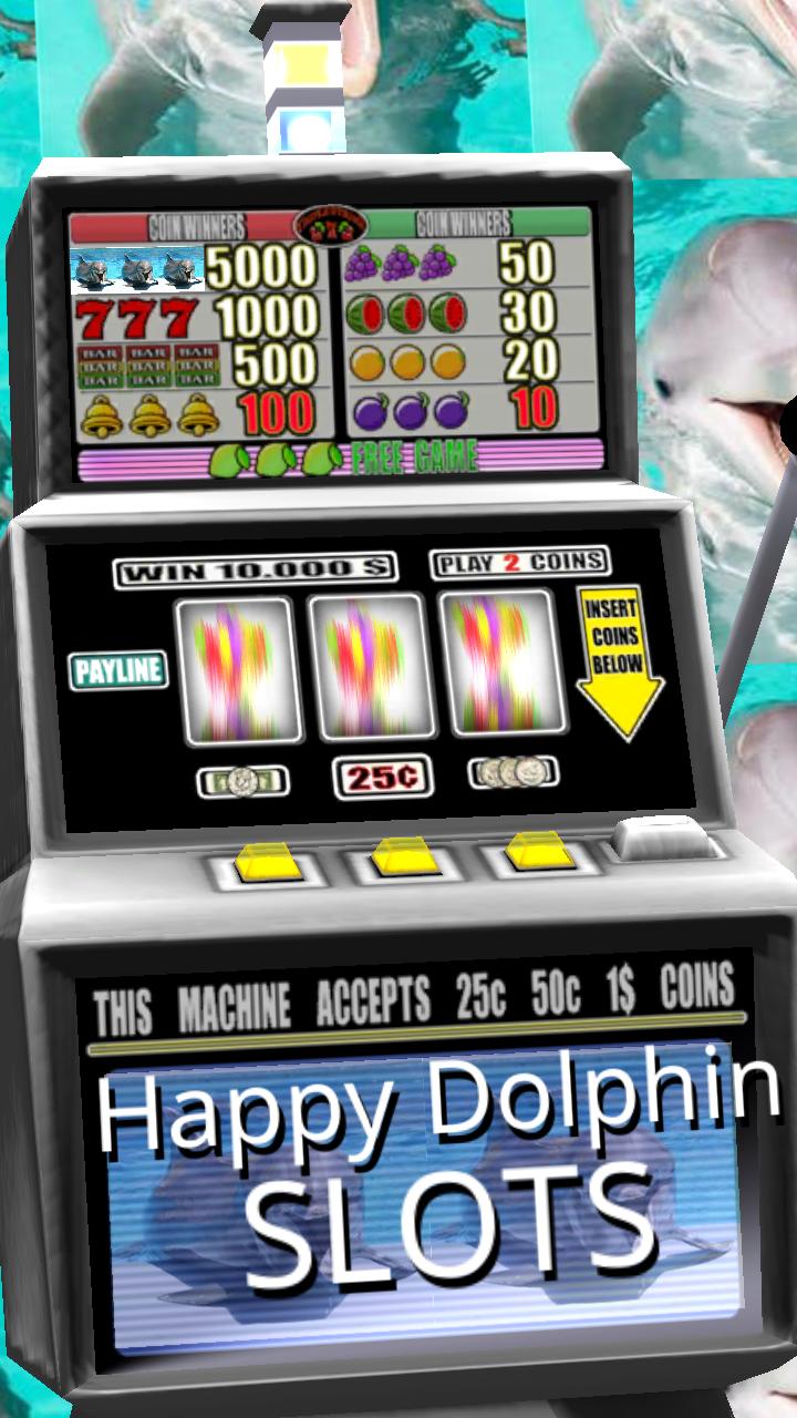 3D Happy Dolphin Slots - Free