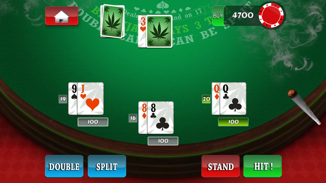 Weed BlackJack 21 Ganja Casino