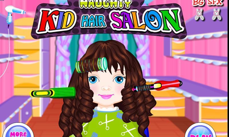 Kids Hair salon hairdo barber