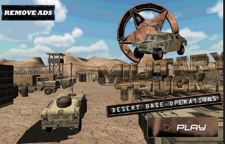 Military Truck Parking 3D