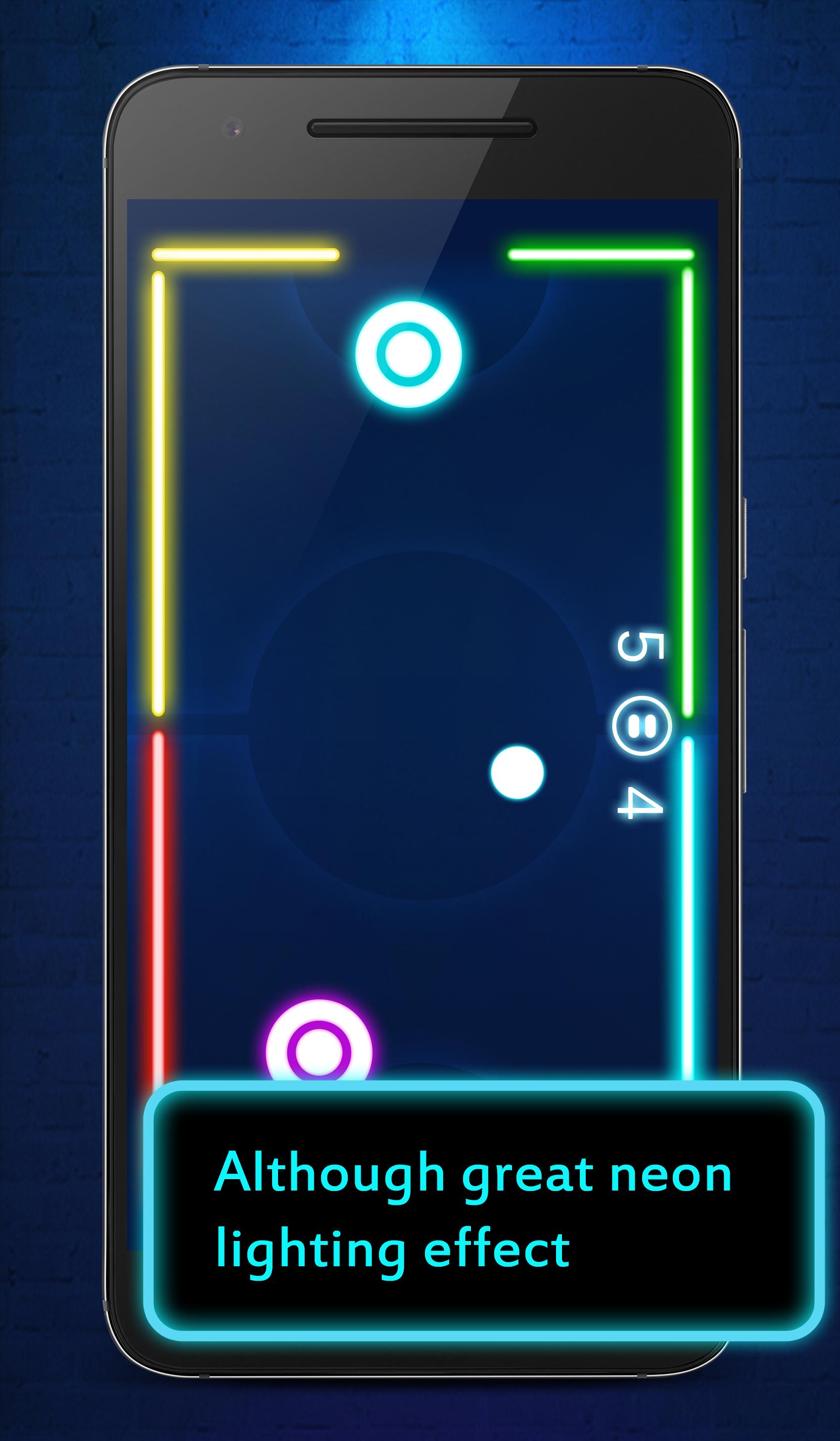 Hockey game - Neon Air Hockey