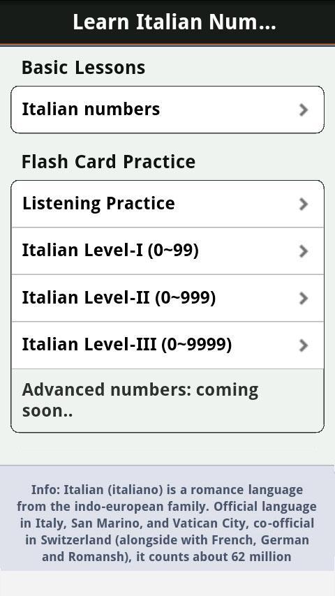 Learn Italian Numbers, Fast!