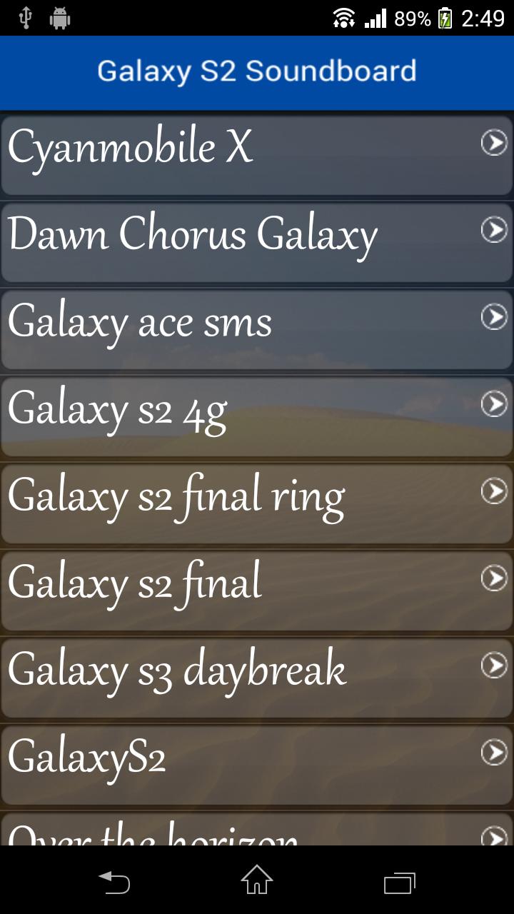 Galaxy S2 Soundboard