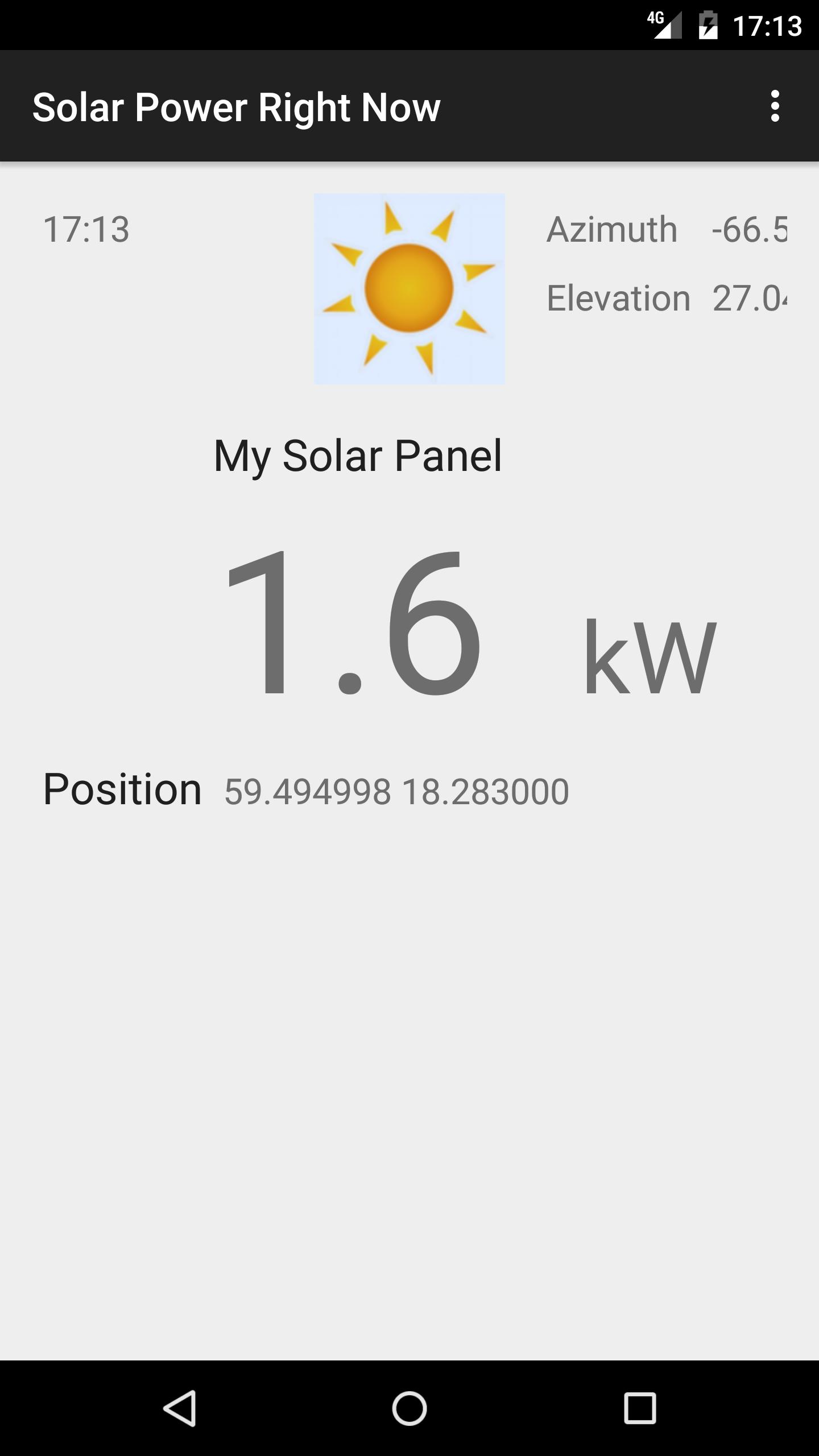 Solar Panel Simulator