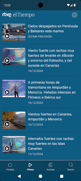 RTVE el Tiempo