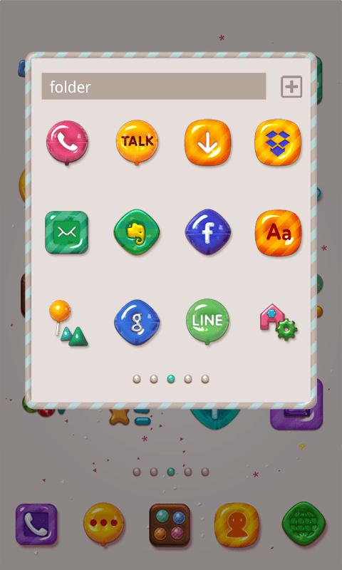 CandyCandy LINE Launcher theme