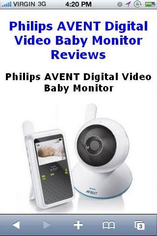 AVENT Baby Monitor Reviews