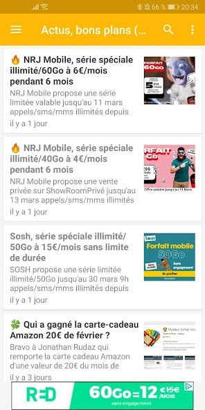 Meilleur forfait mobile