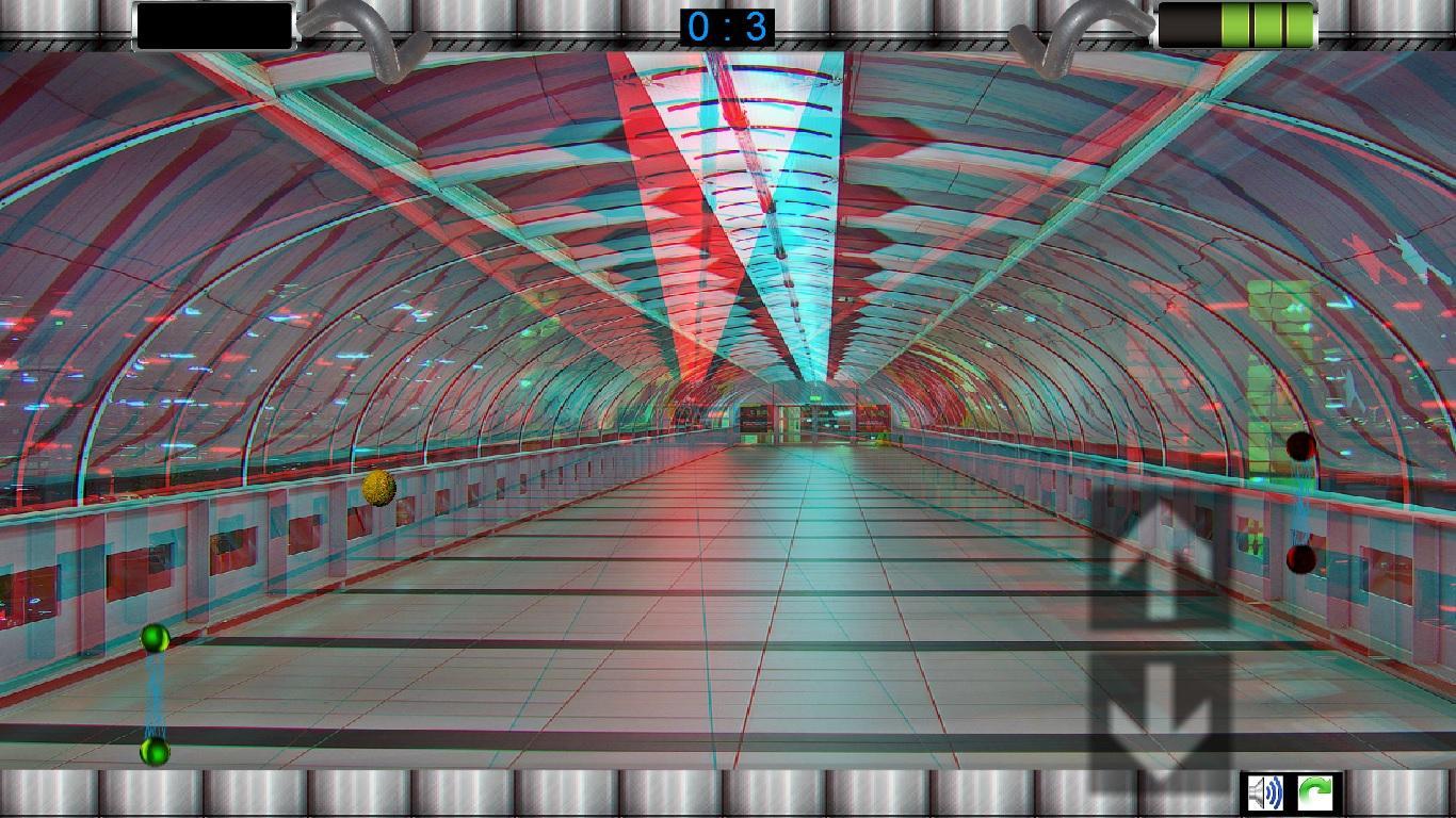 Ping pong - anaglyph 3D (DEMO)