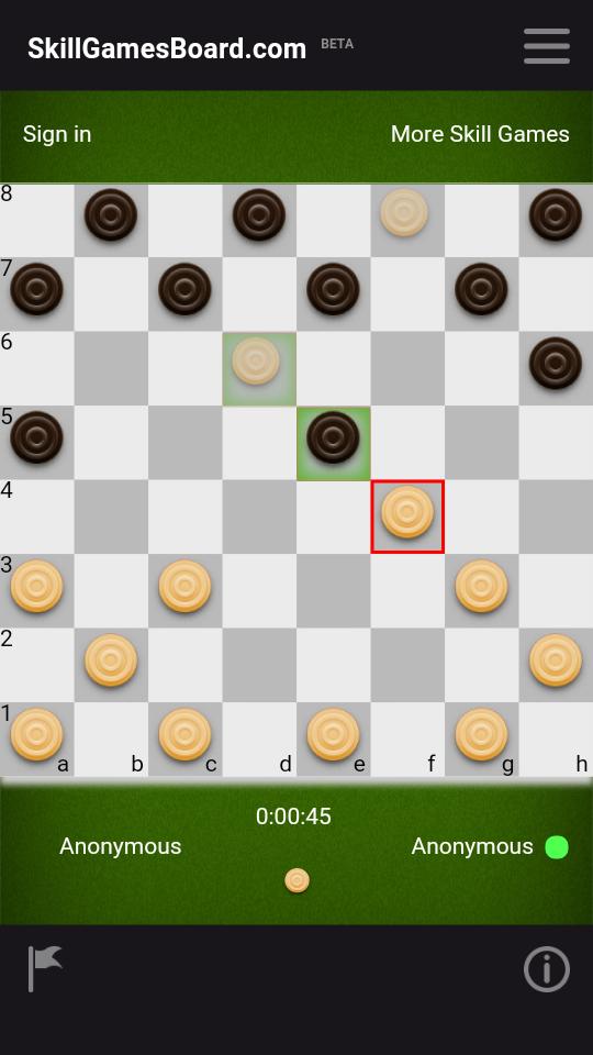 Checkers by SkillGamesBoard