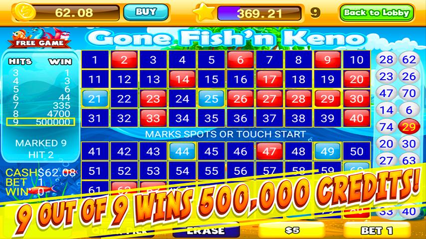 Keno Numbers Free Keno Games