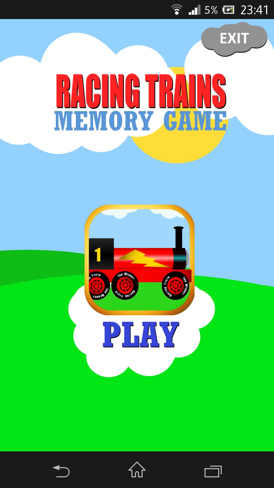 Steam Trains Memory Game