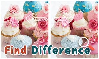 Find Differences Cupcake Game