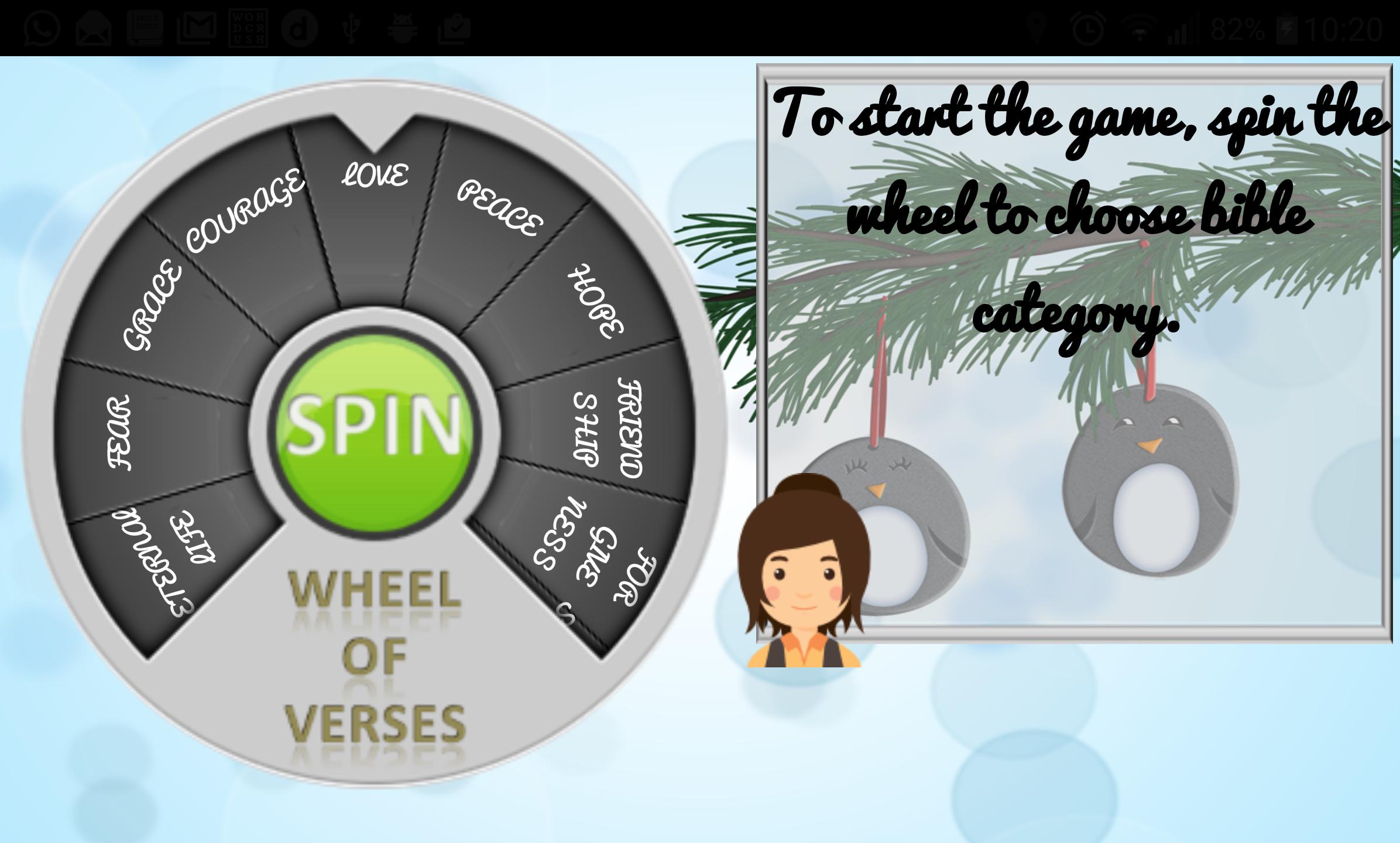 Bible Game - Wheel of Verses