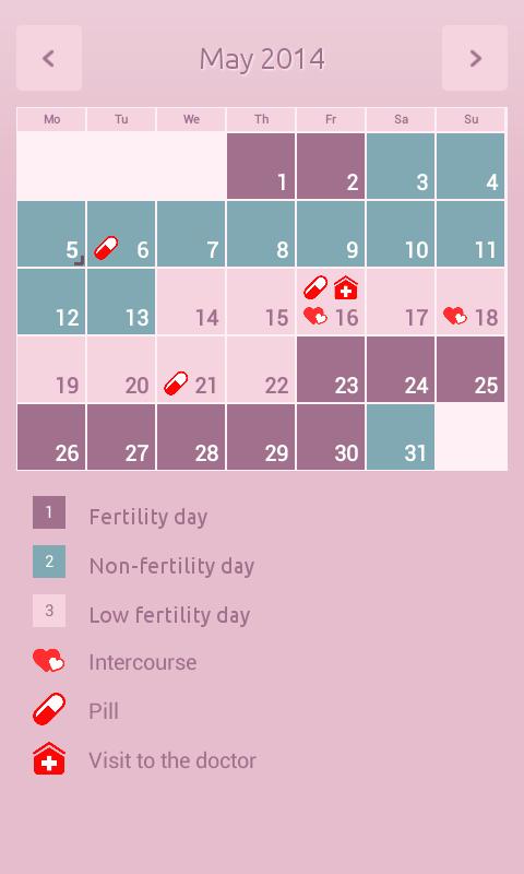 Period calendar