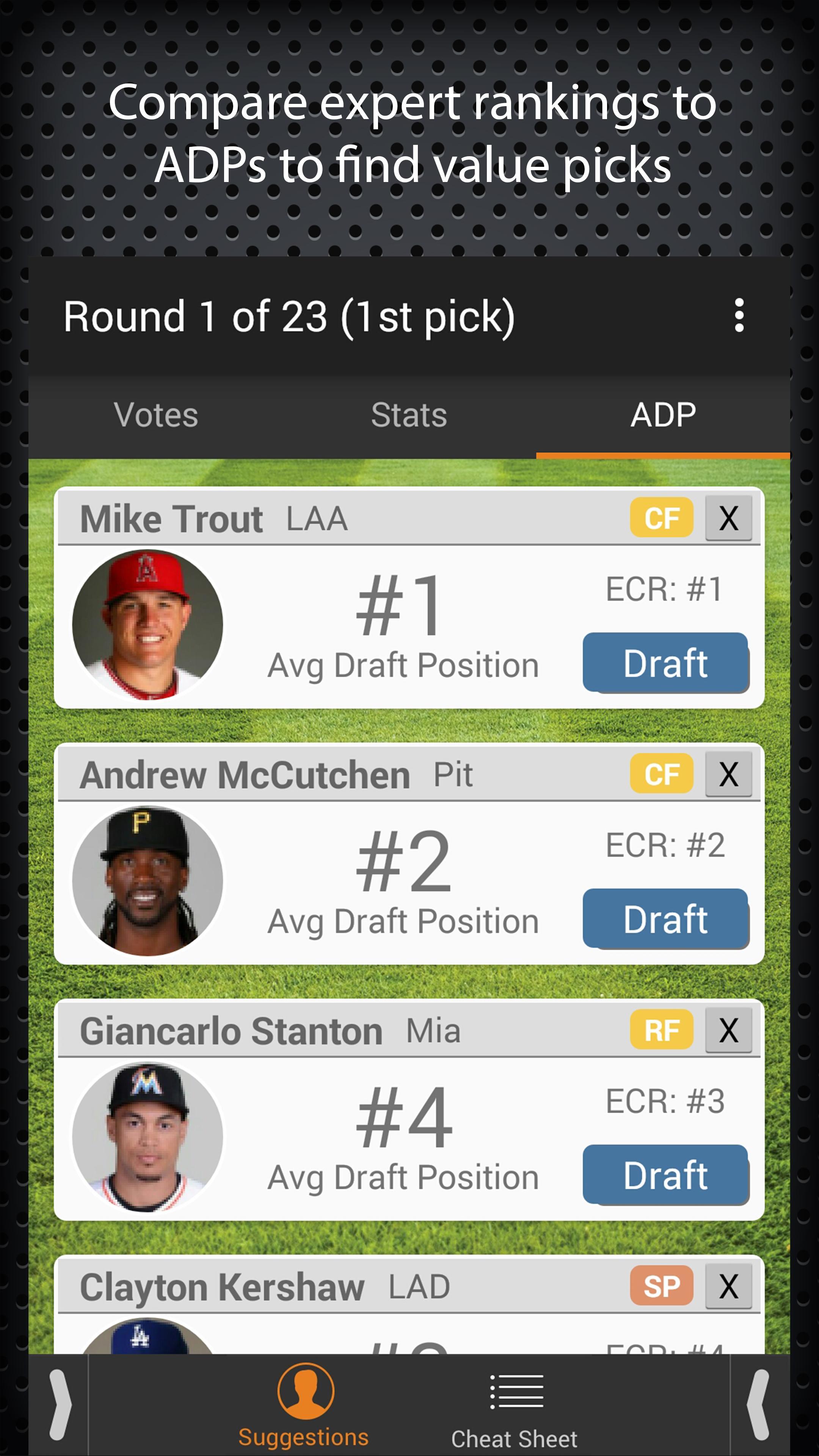 FantasyPros Mock Draft MLB '15