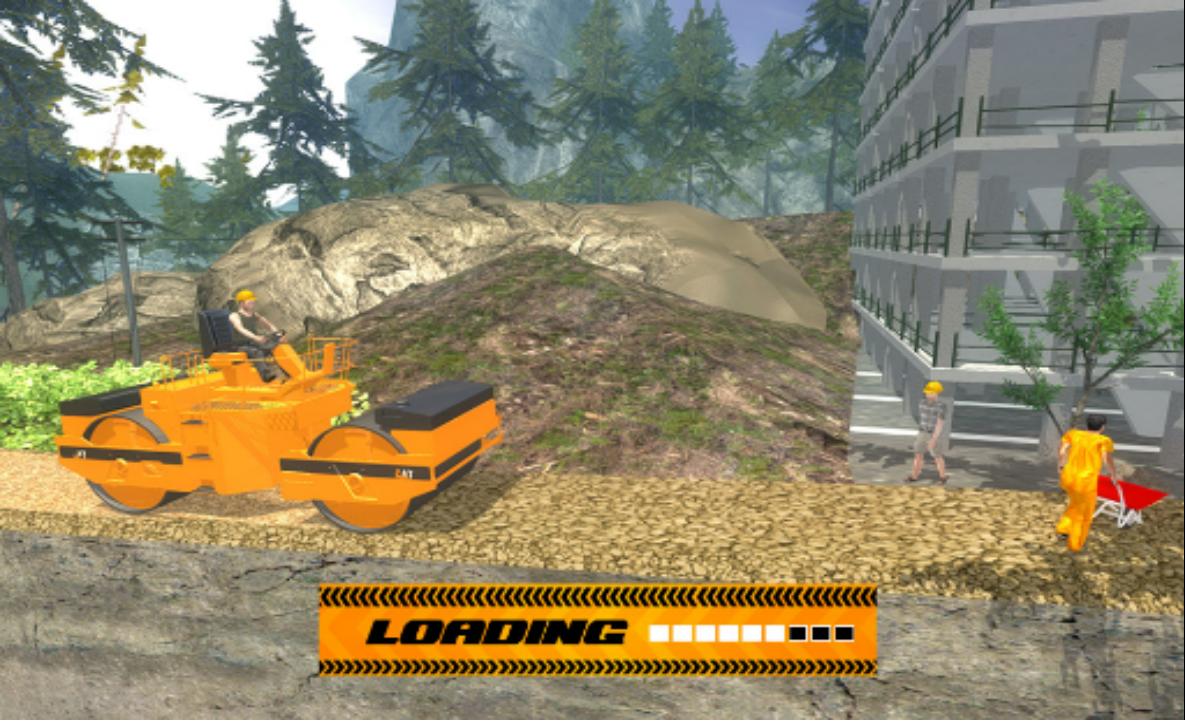 Road Construction Hill Climb