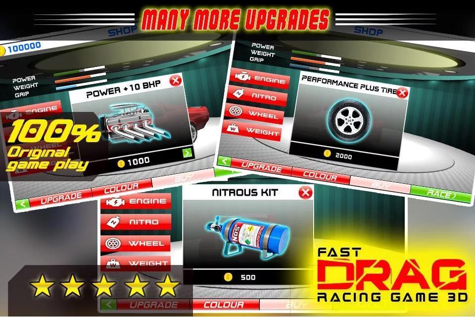 Fast Car Drag Racing  3D