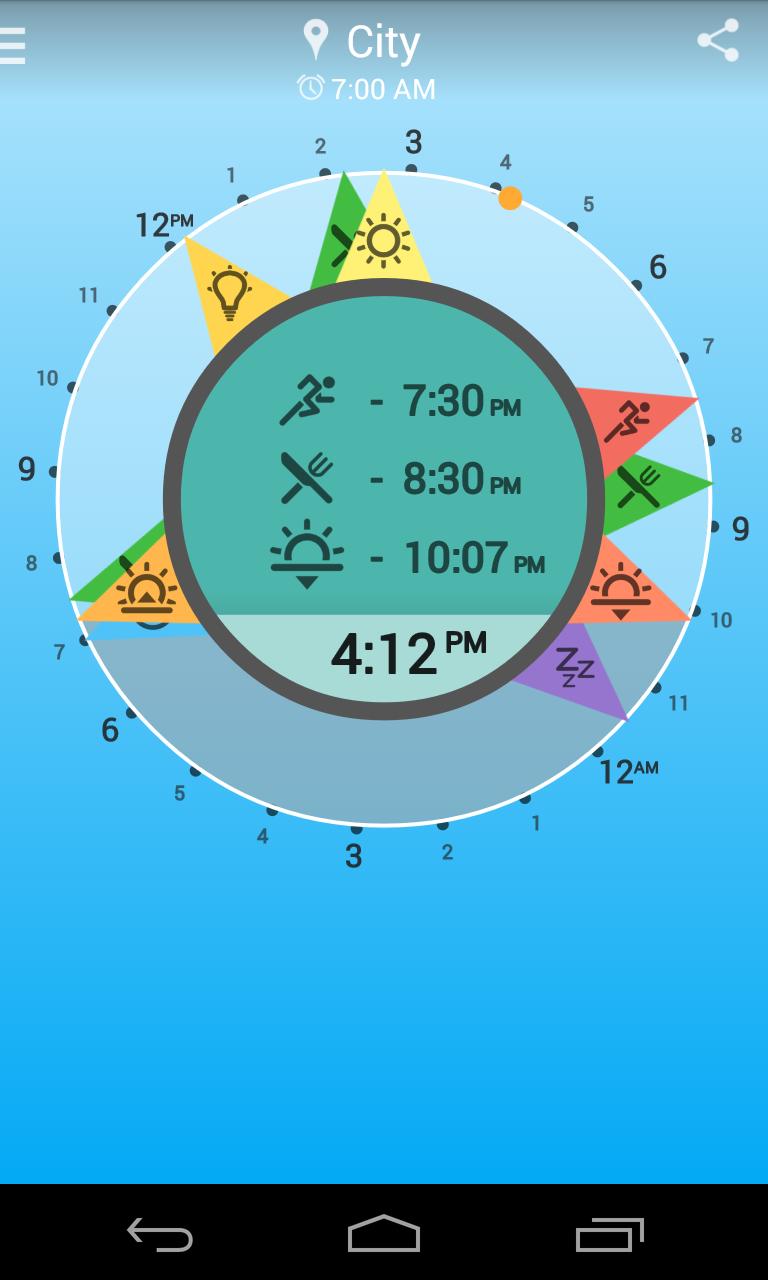 Solar Clock: Circadian Rhythm