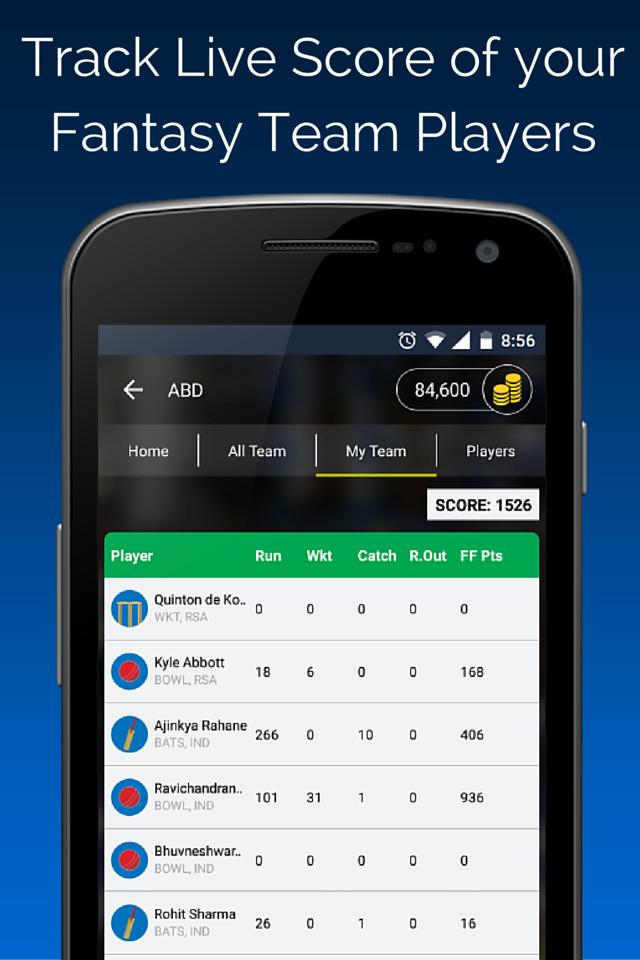 FF Cricket League - Fantasy Cricket