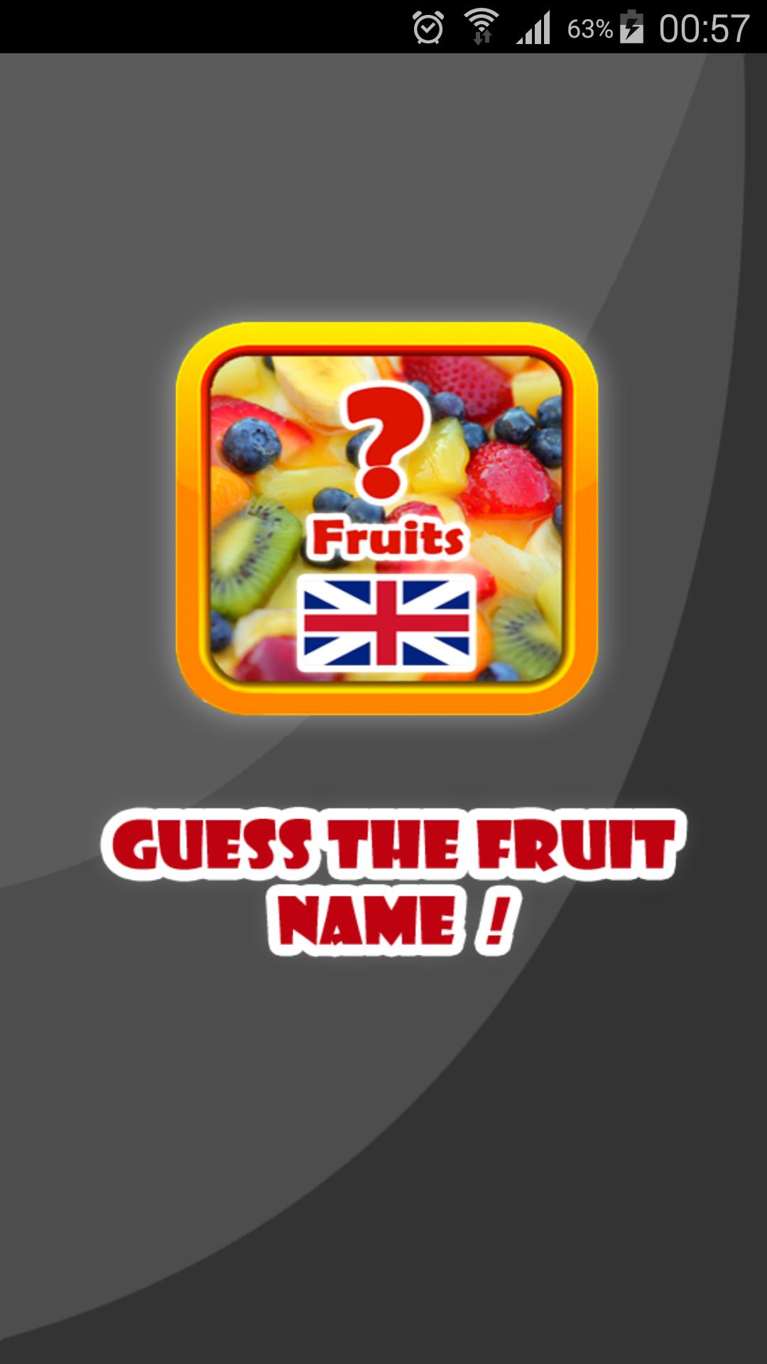 1 Pic 1 Word : Fruits Quiz