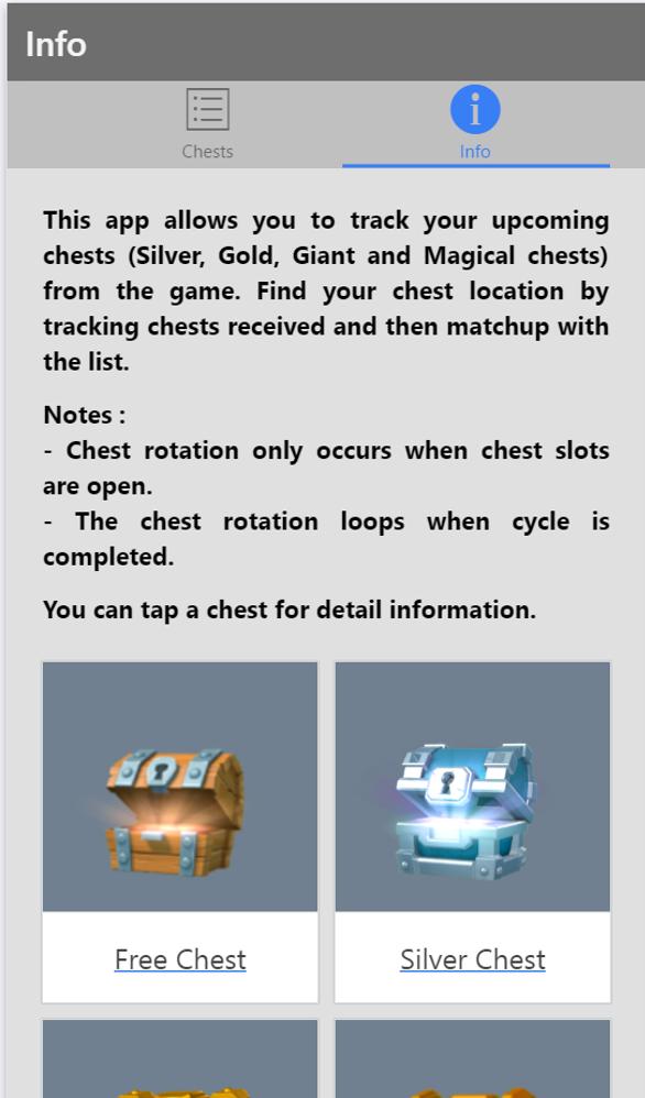 Royale Chest Tracker