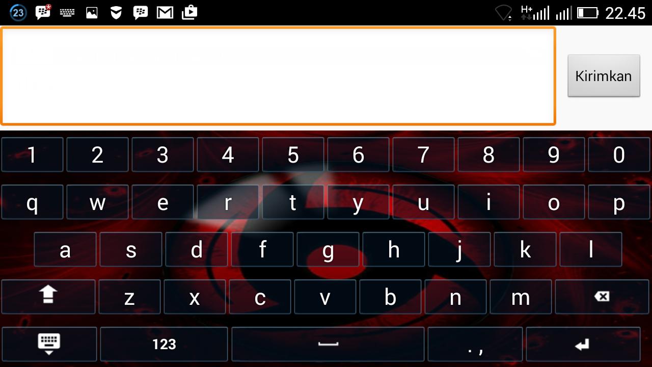 Sharingan Red Eyes Keyboard