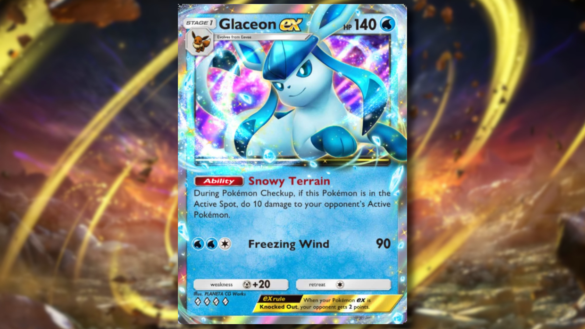 口袋妖怪TCG口袋中最好的Glaceon Ex甲板