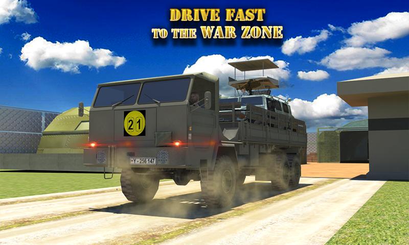 Army Warfare Transport Truck