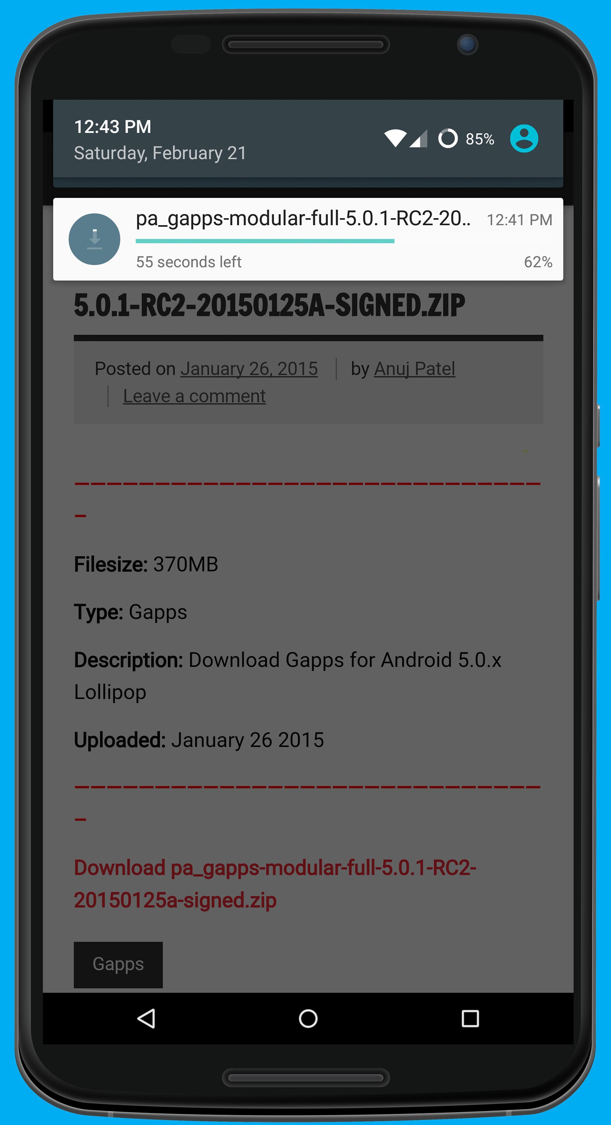 Gapps Downloader