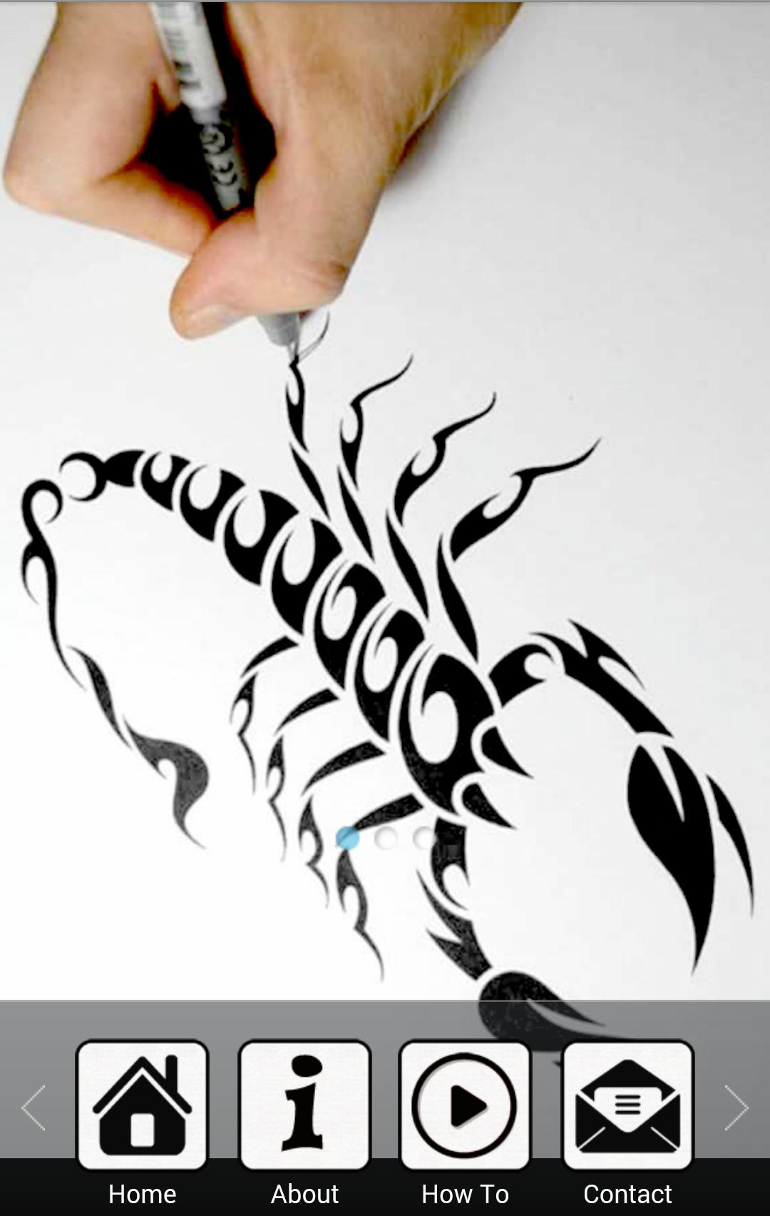 Draw Tattoo Tribal