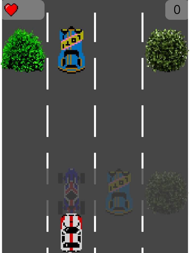 Infinite Road Driver - 16 Bits