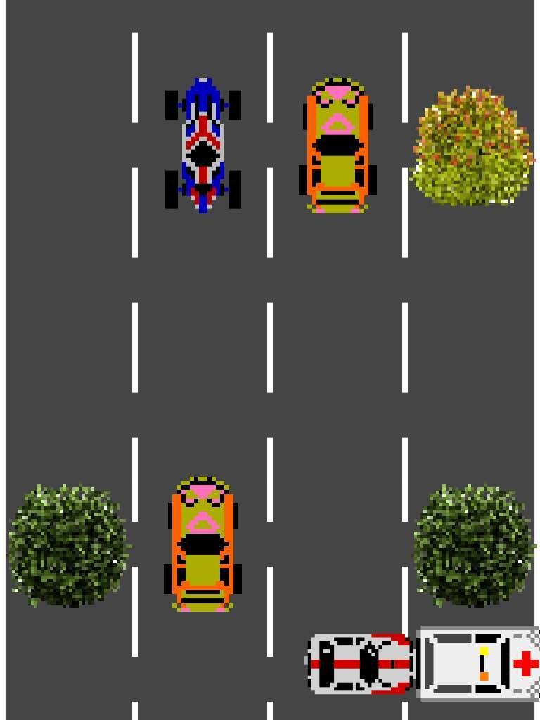 Infinite Road Driver - 16 Bits