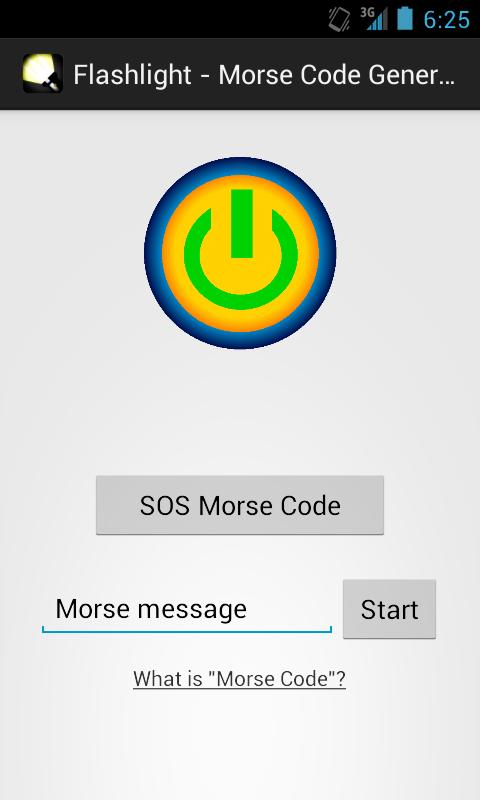 Flashlight-MorseCode Generator