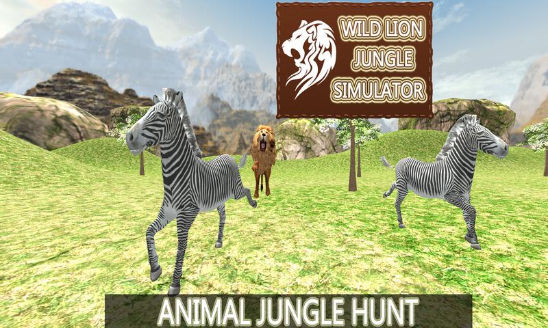 Wild Lion Jungle Simulator