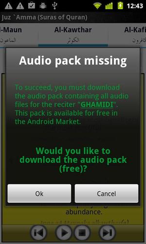 Audio Pack (Al-Ghamidi)