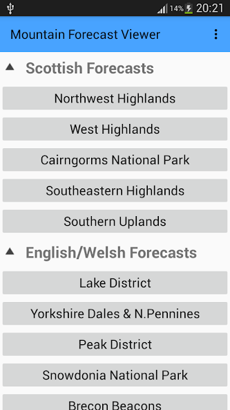 Mountain Forecast Viewer