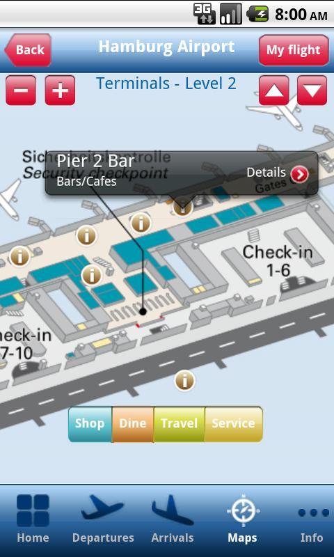 Hamburg Airport App